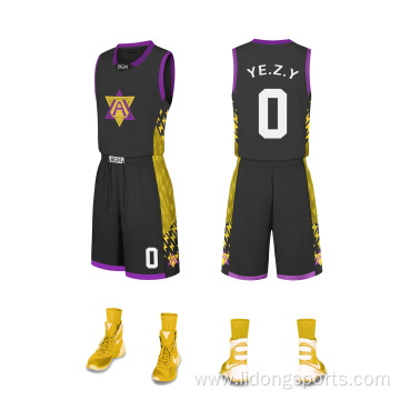 Custom team basketball uniform logo design Sports wholesale